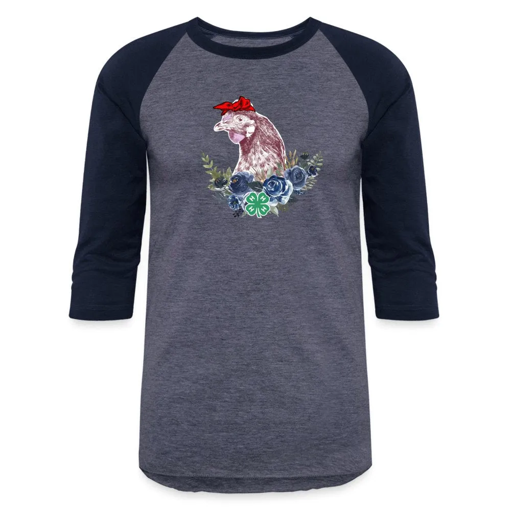 4-H Chicken Baseball T-Shirt