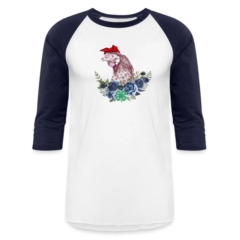 4-H Chicken Baseball T-Shirt