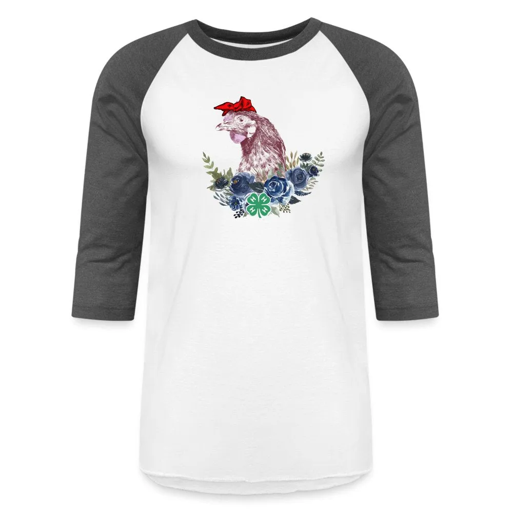 4-H Chicken Baseball T-Shirt
