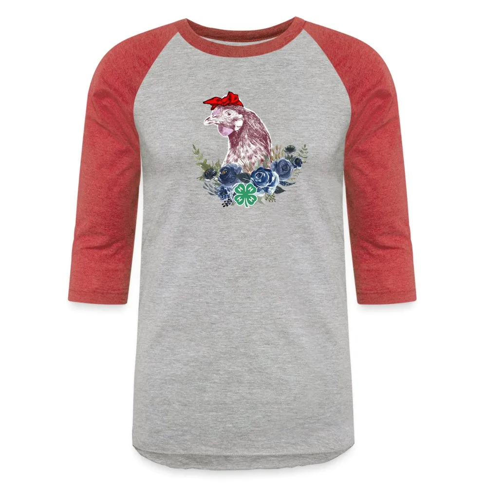 4-H Chicken Baseball T-Shirt