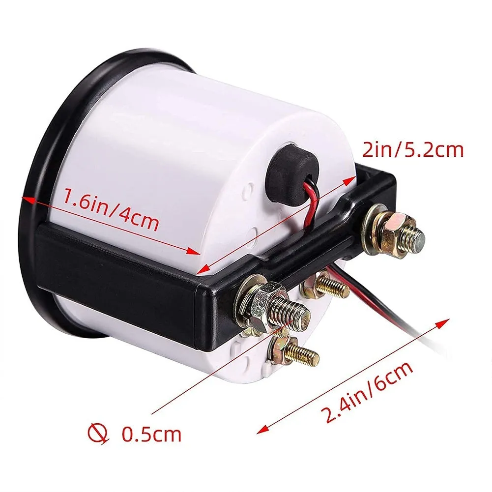 52mm Universal Fuel  Level  Gauge With Led Backlight 12v Durable