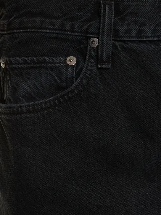 Agolde   Hilla cotton denim long skirt 