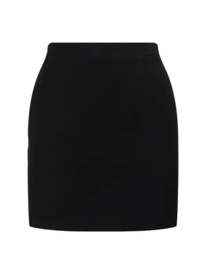 Alessandra Rich   Wool mini skirt 