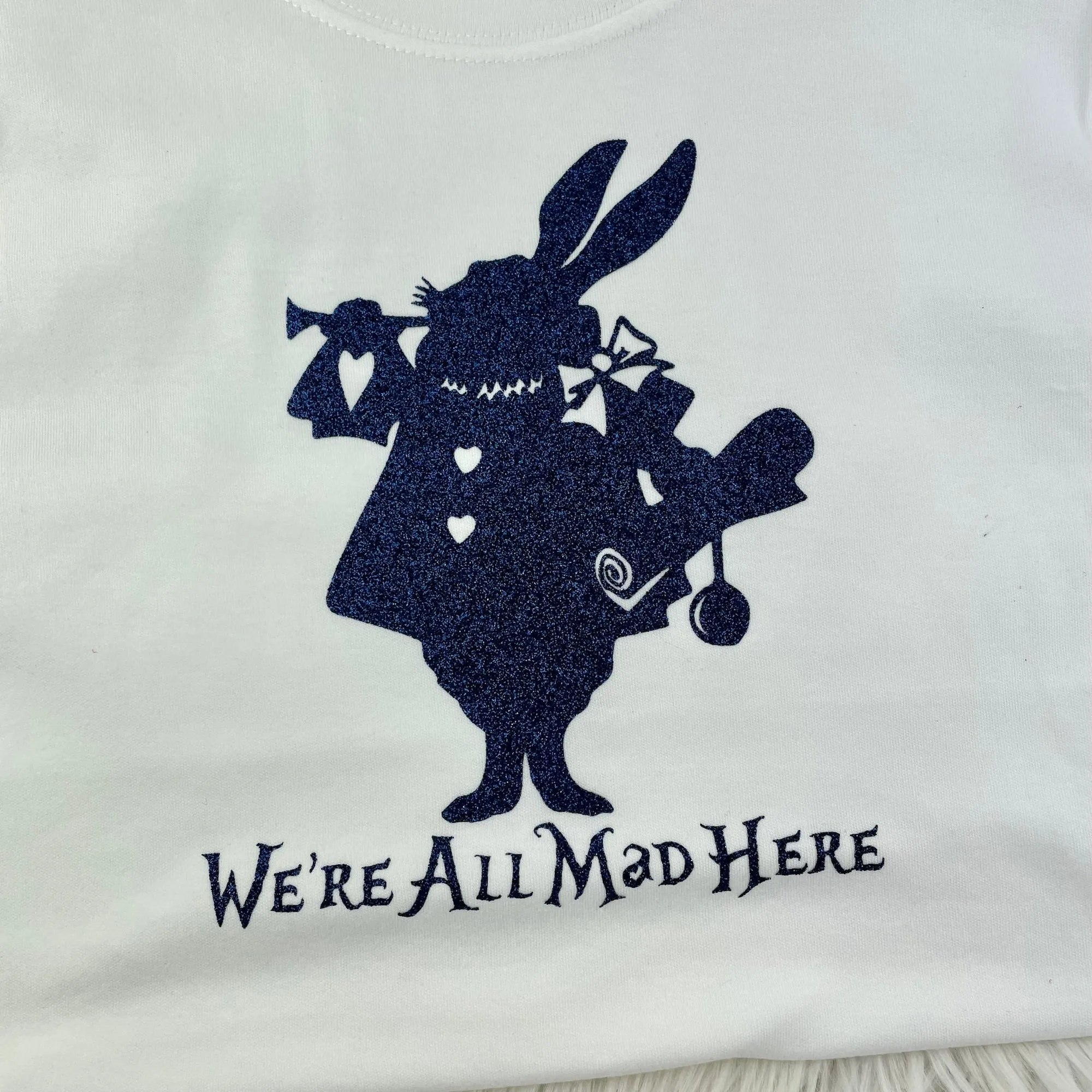 Alice in Wonderland The White Rabbit Childrens T-shirt