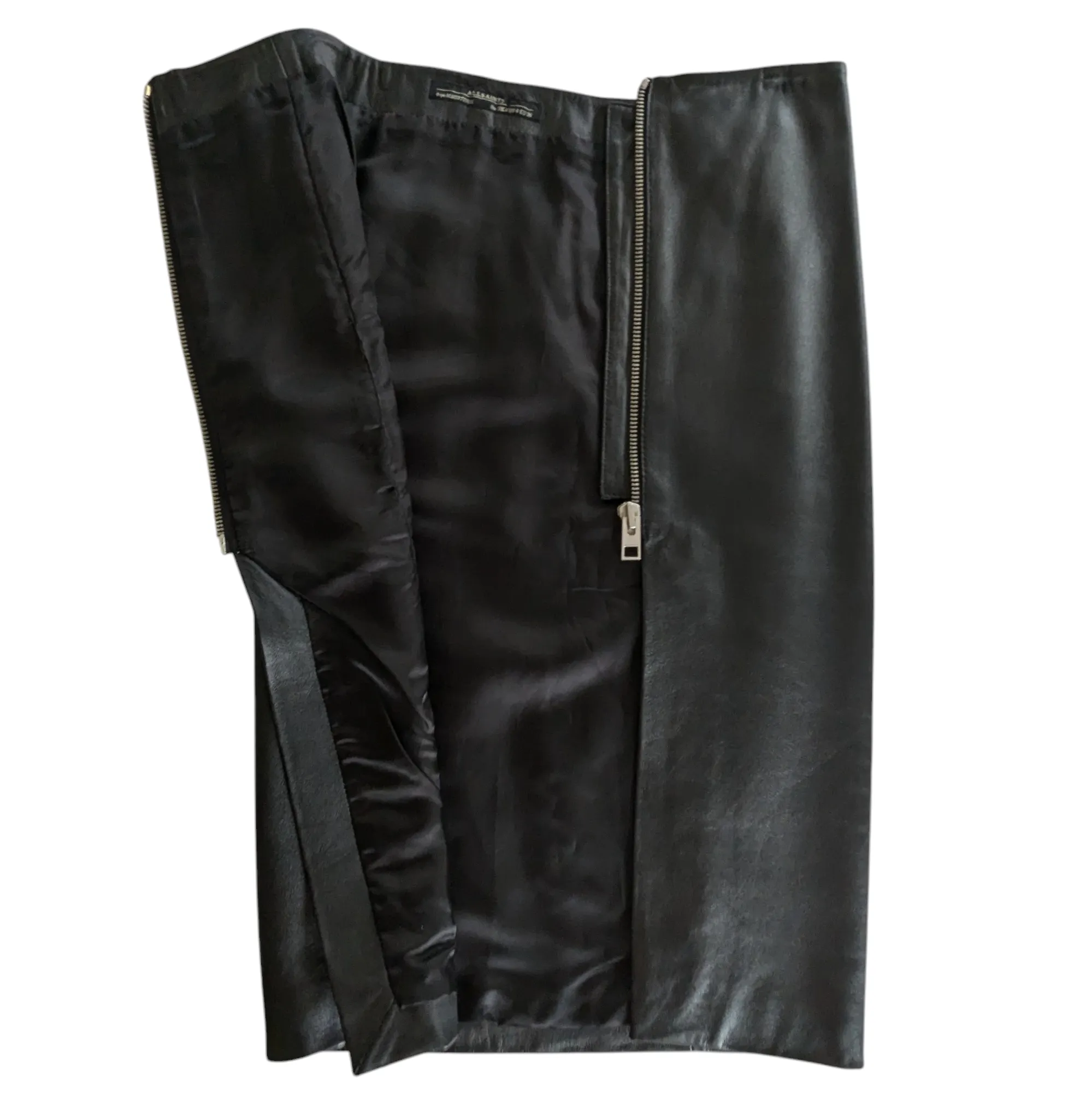 All Saints Leather Skirt Size 4