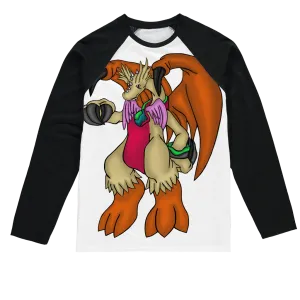 Angechardragon Sublimation Baseball Long Sleeve T-Shirt