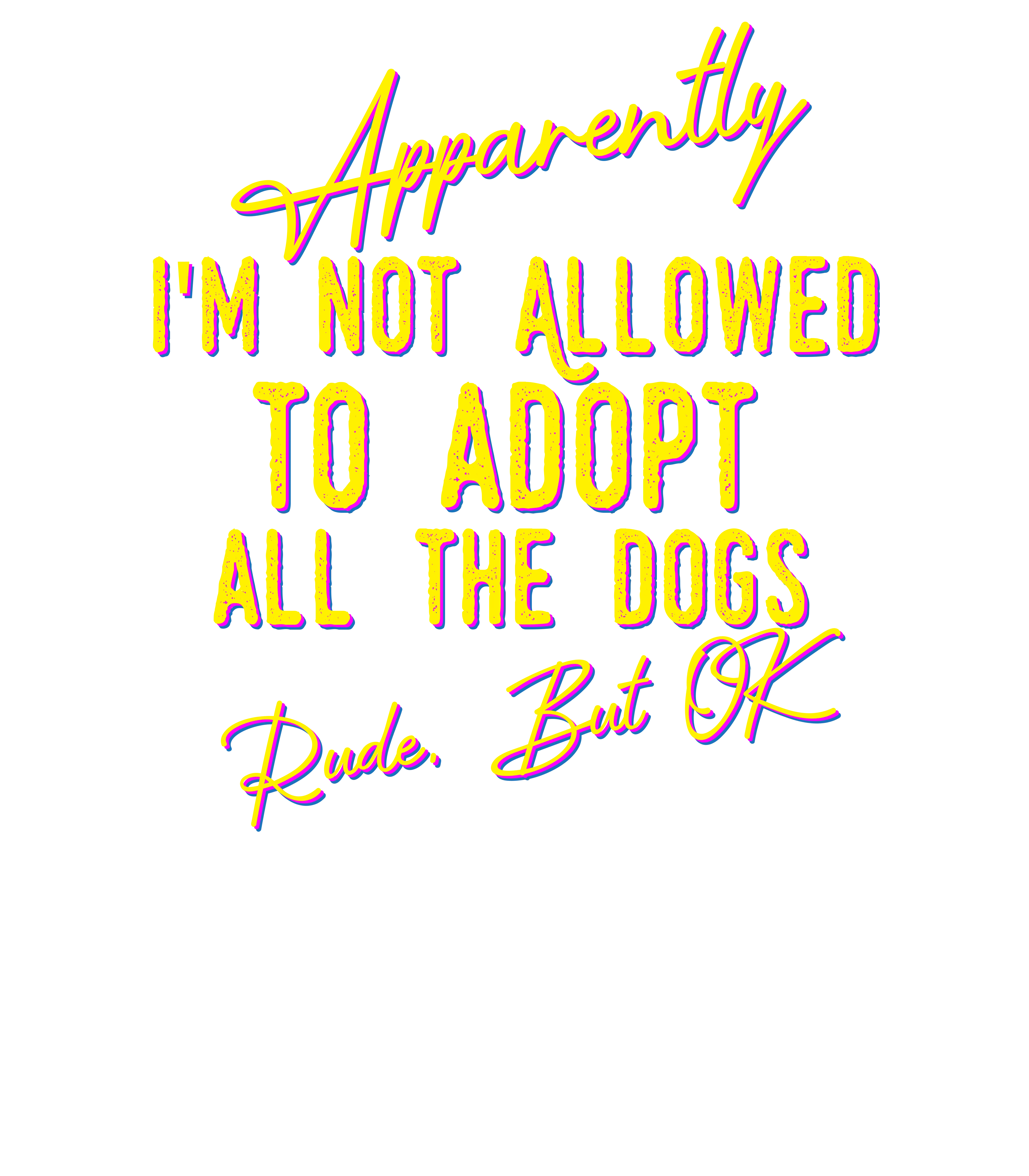 Apparently Not - Dark (Adult Short Sleeve T-Shirt)