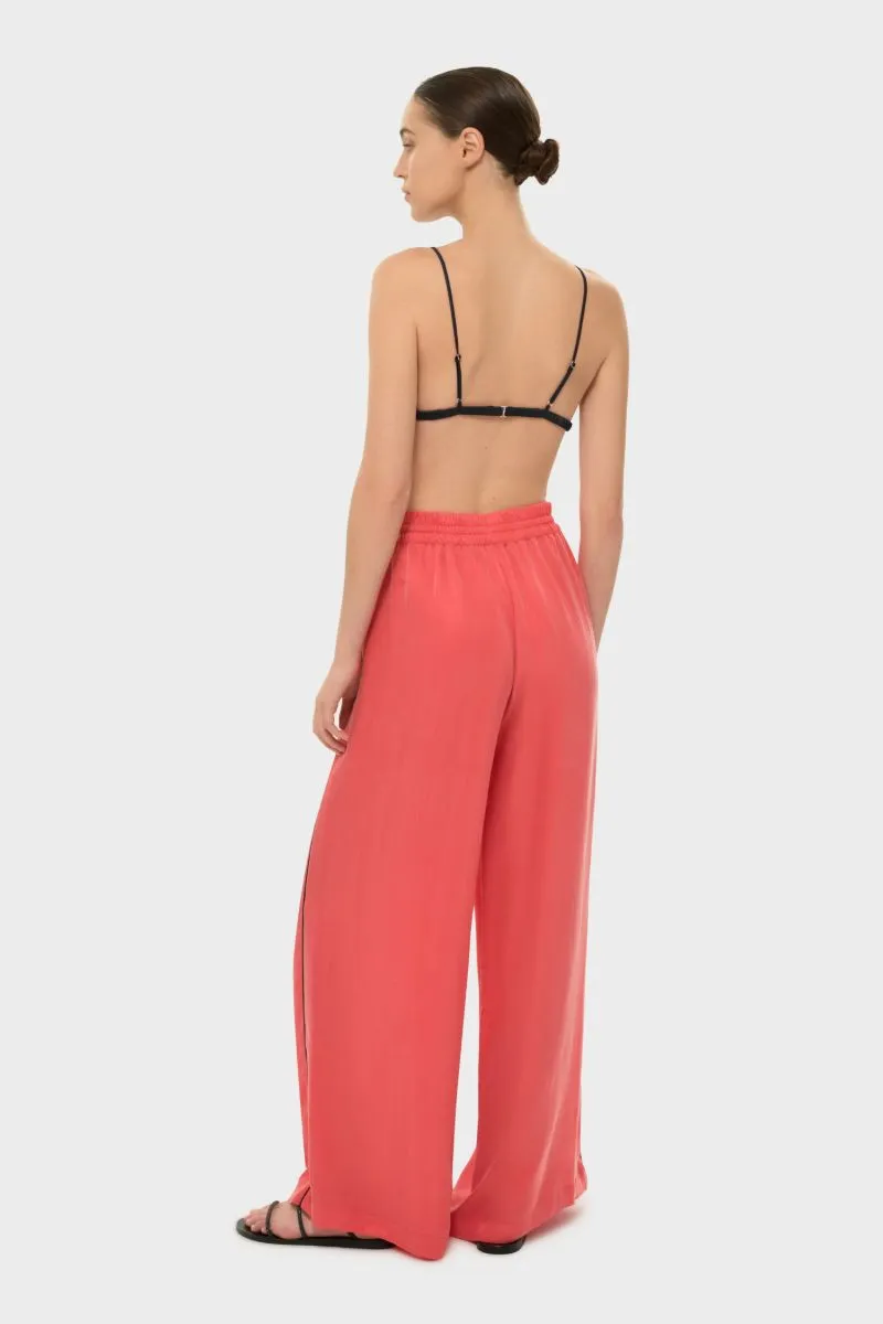 AQUAFLORA LOUNGE PANTS IN CORAL