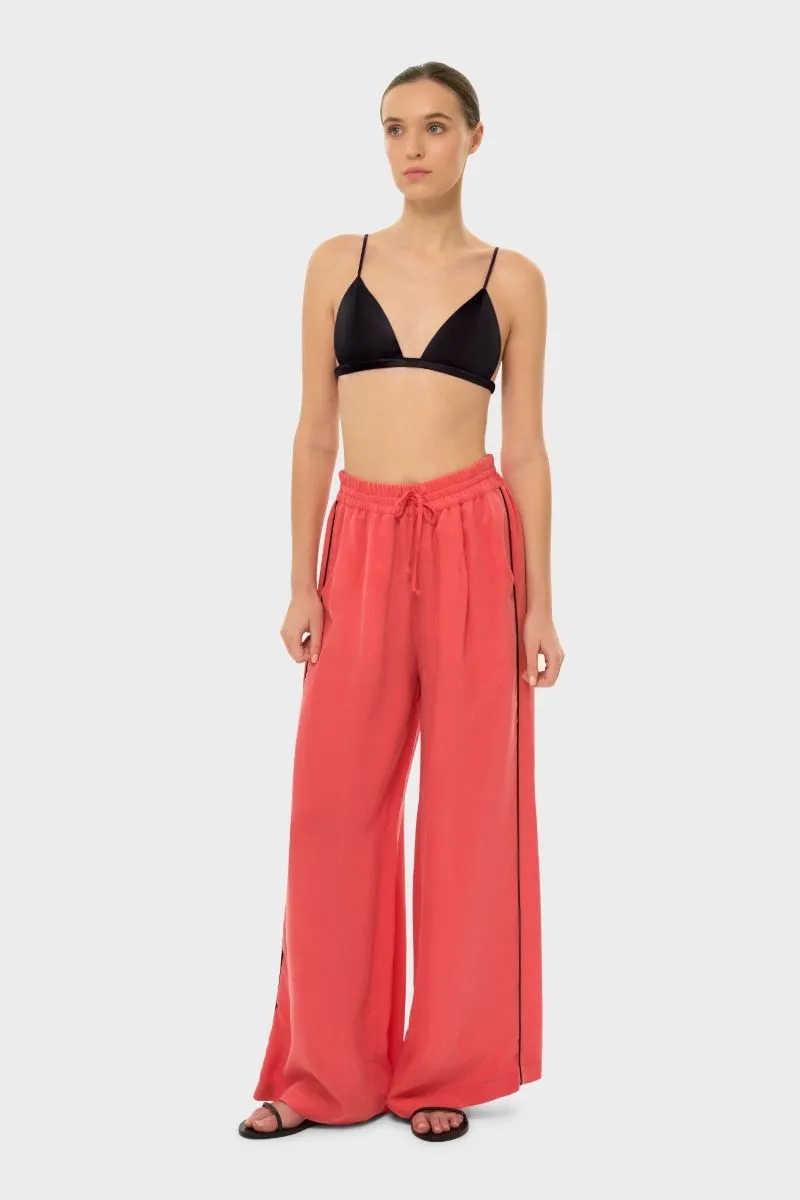 AQUAFLORA LOUNGE PANTS IN CORAL