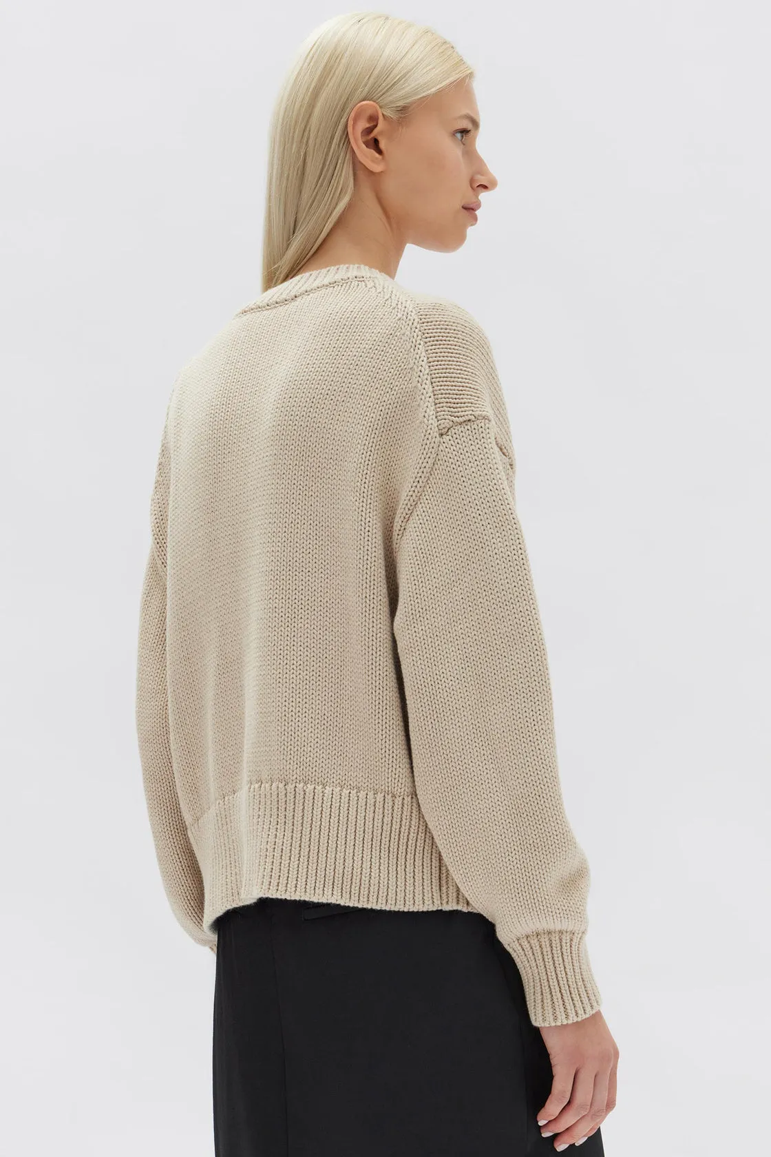 Ava Knit Cardigan - Natural