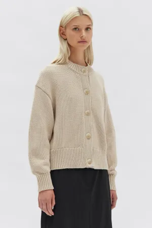 Ava Knit Cardigan - Natural
