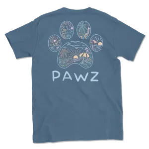 Beach Outline (Adult Short Sleeve T-Shirt)