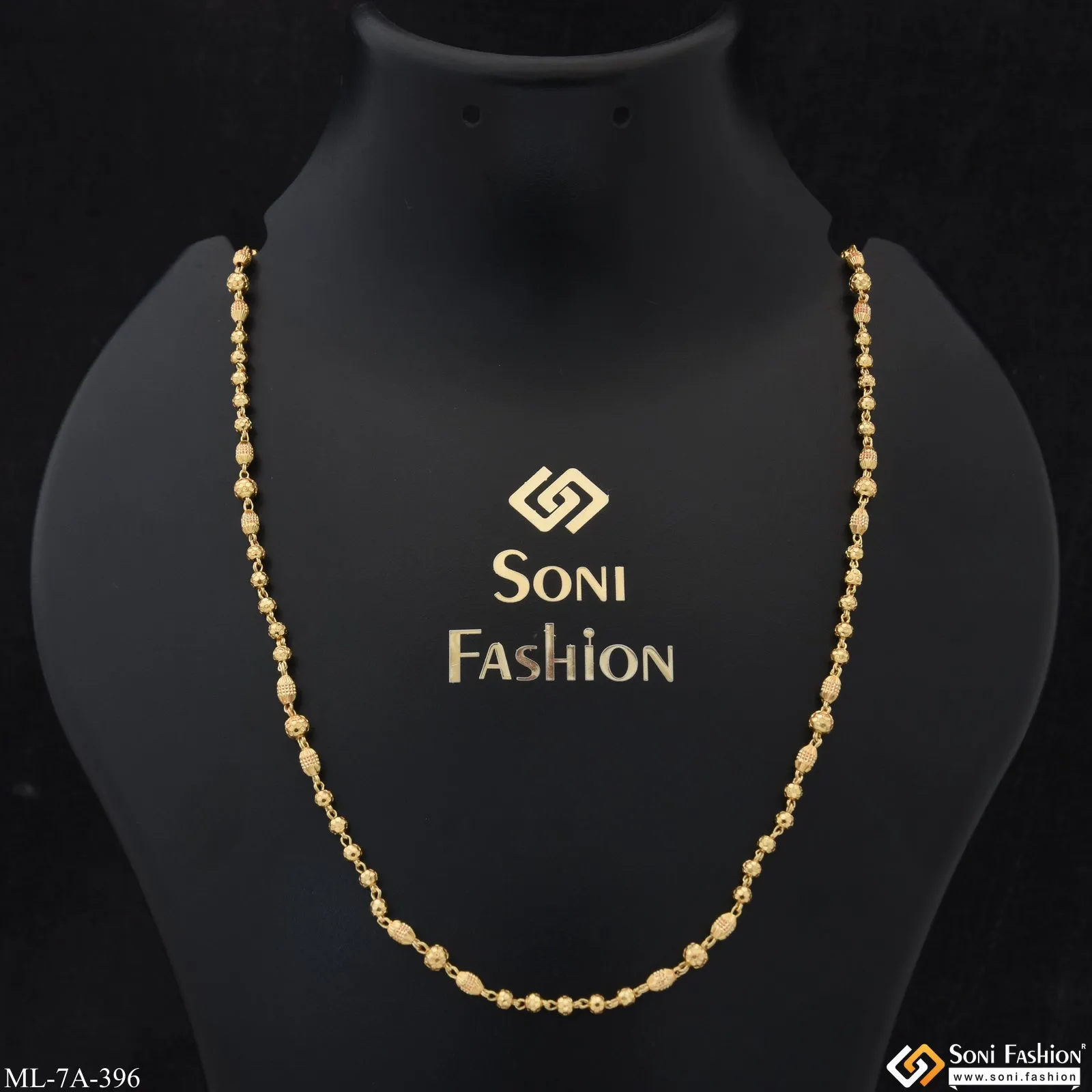 Beaded Best Quality Durable Design Gold Plated Mala for Men - Style A396