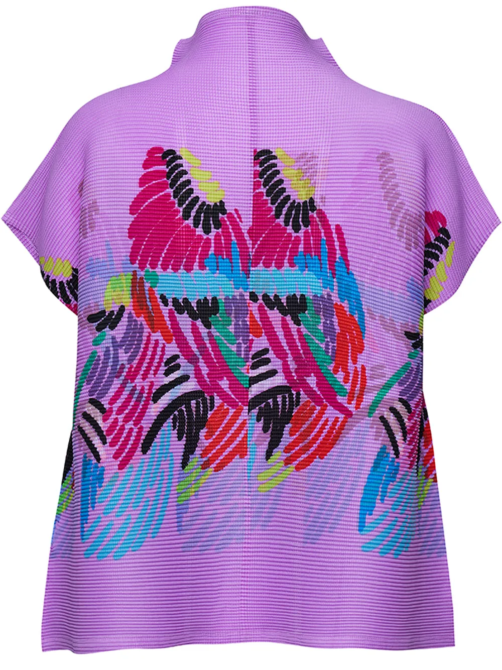 Bird Pleats Cardigan