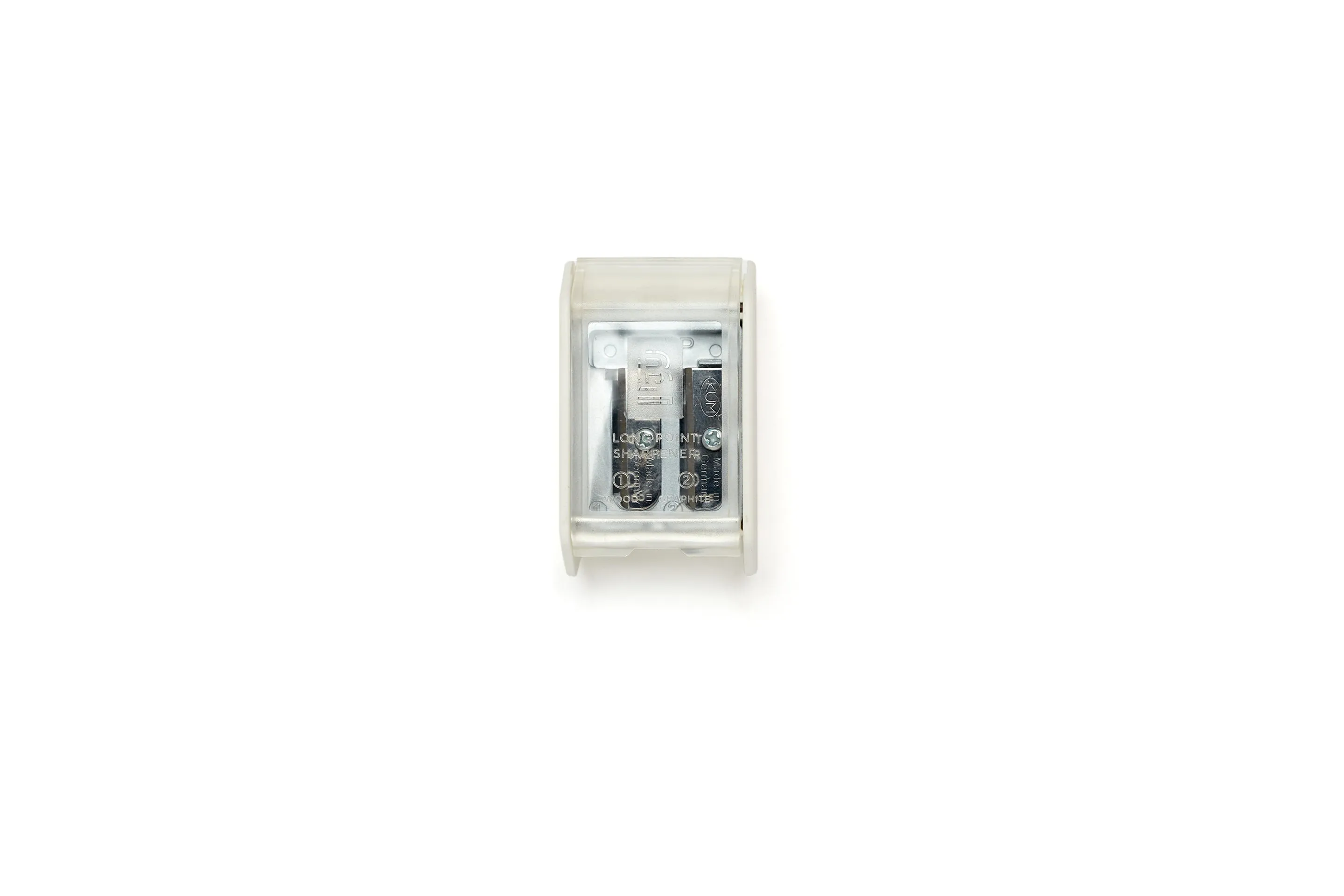 Blackwing Two-Step Long Point Sharpener - White
