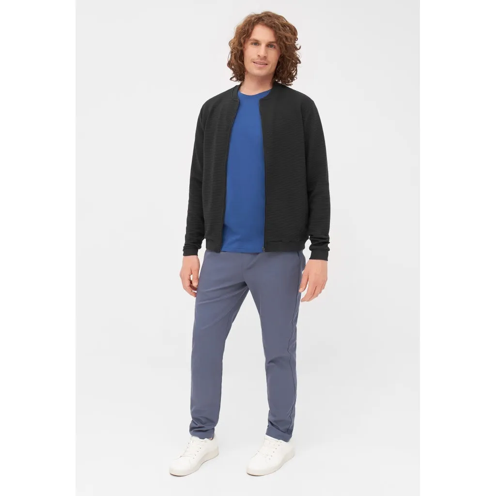 Blouson CARTER Biobaumwolle black rib  | Givn