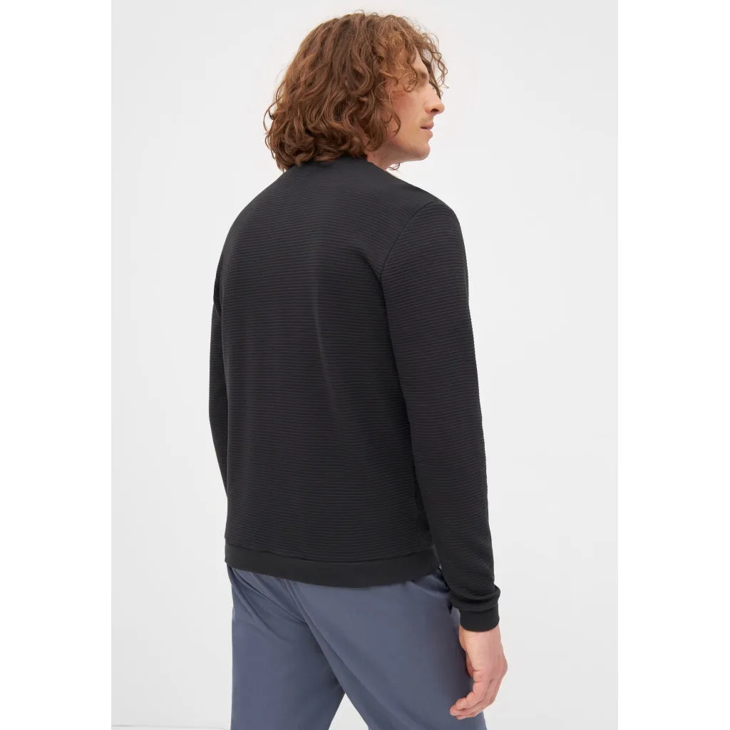 Blouson CARTER Biobaumwolle black rib  | Givn