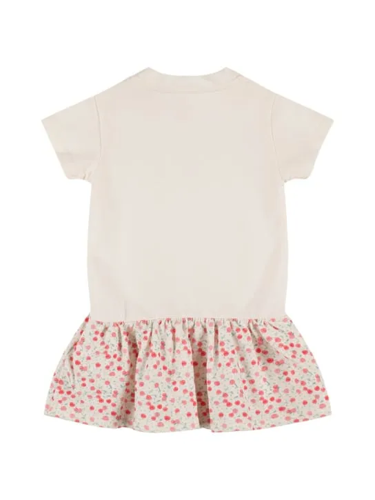 Bonpoint   Cotton jersey &amp; poplin dress 
