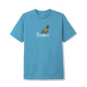 Butter Goods Pencil Logo T-Shirt - Carlina Blue