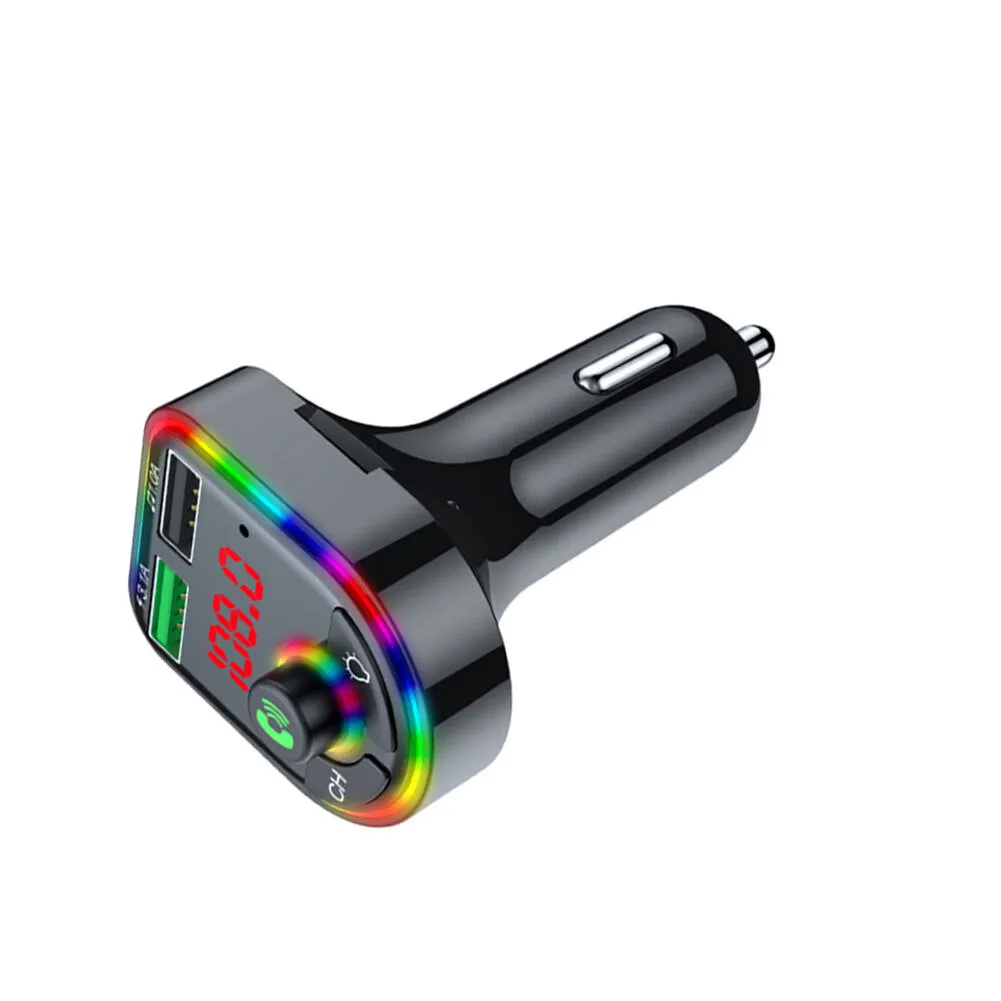 Car Durable Mp3  Player Bluetooth-compatible Fm Transmitter