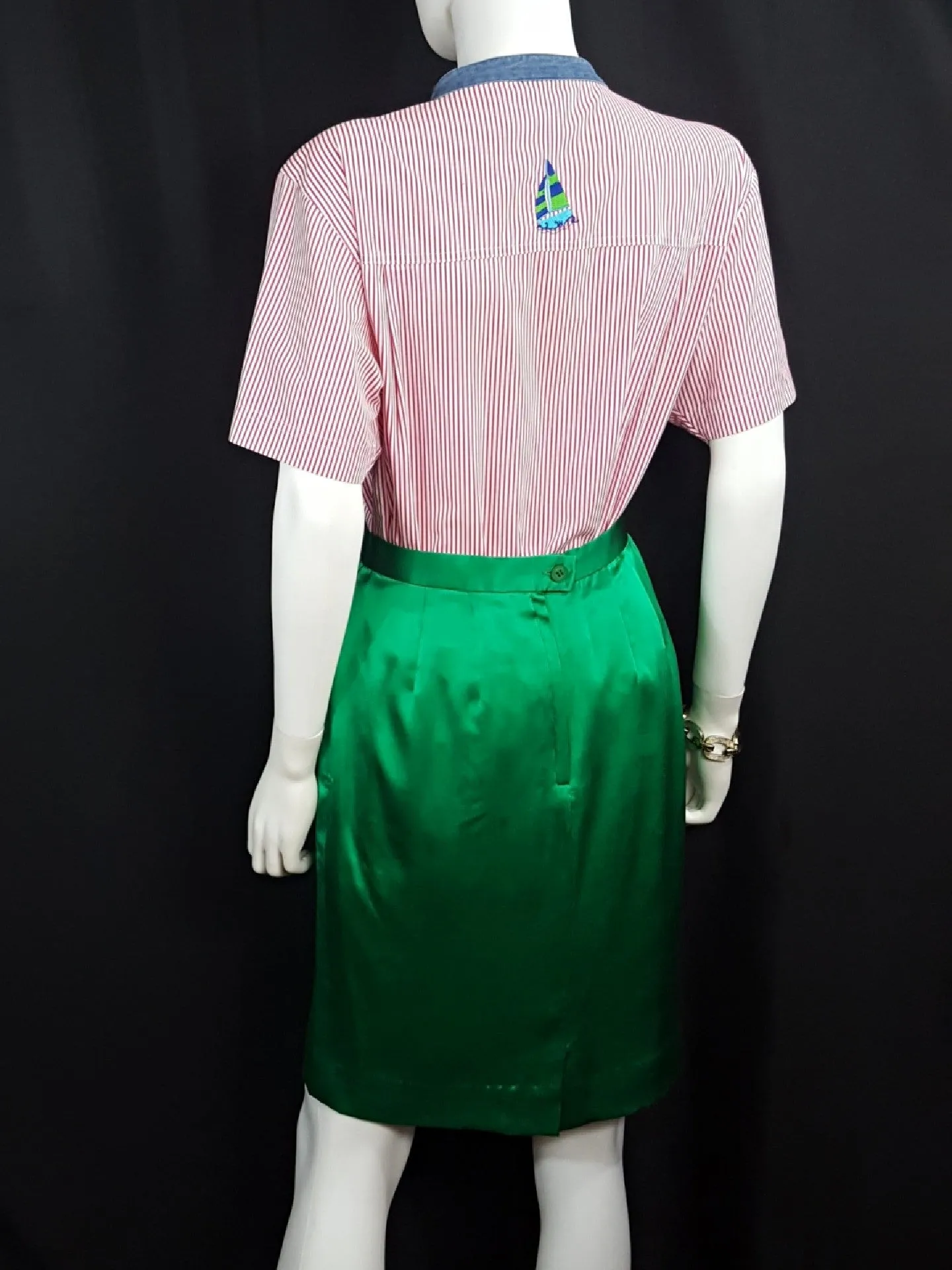 Carlise Silk Pencil Skirt Size 8