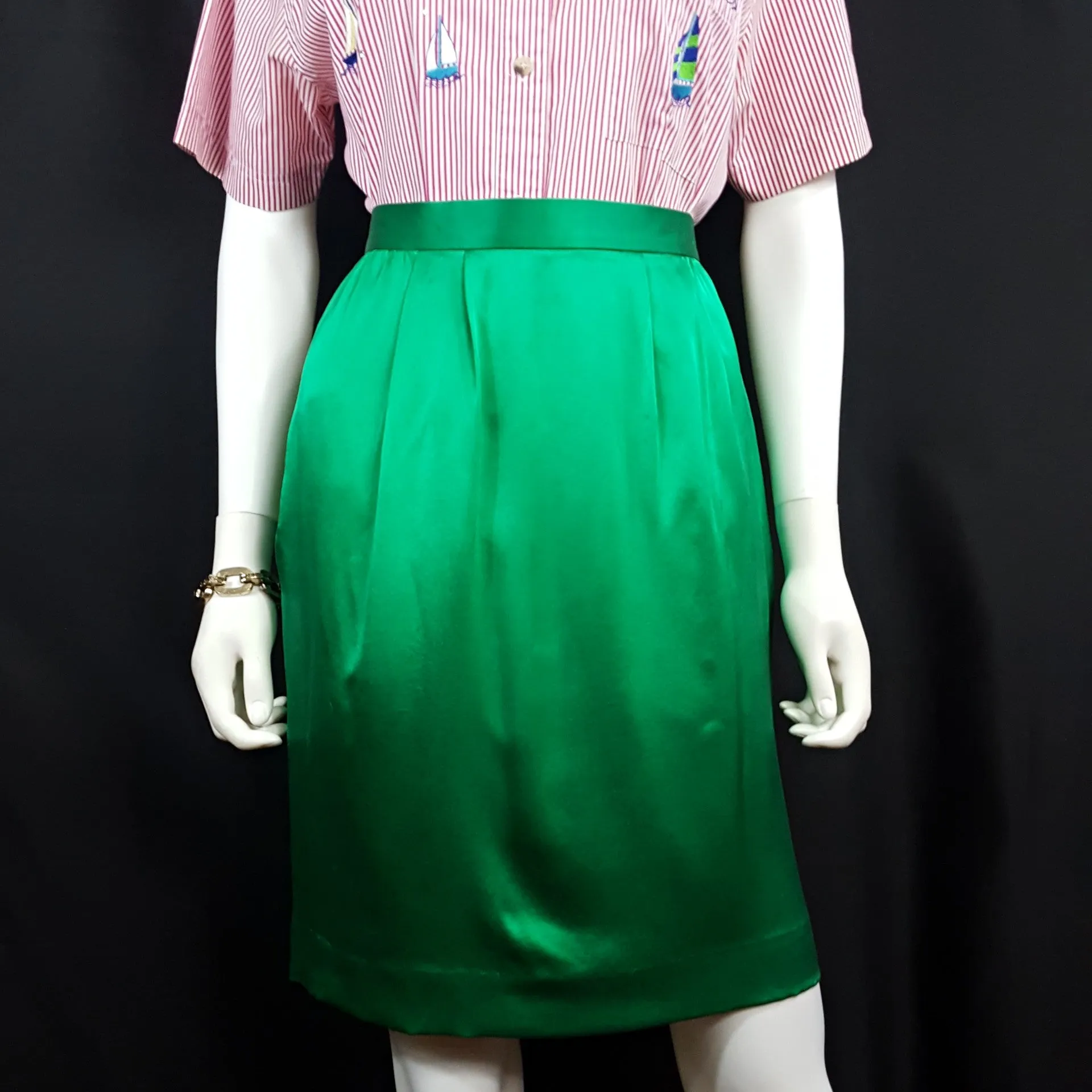 Carlise Silk Pencil Skirt Size 8