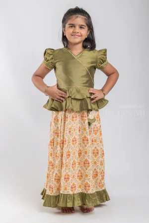 Casual Festive Pattu Pavadai Chattai: South Indian Tradition at Its Best