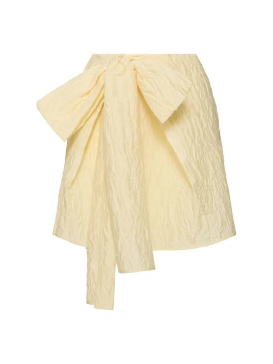 Cecilie Bahnsen   Gigi flurry matelassé mini skirt 