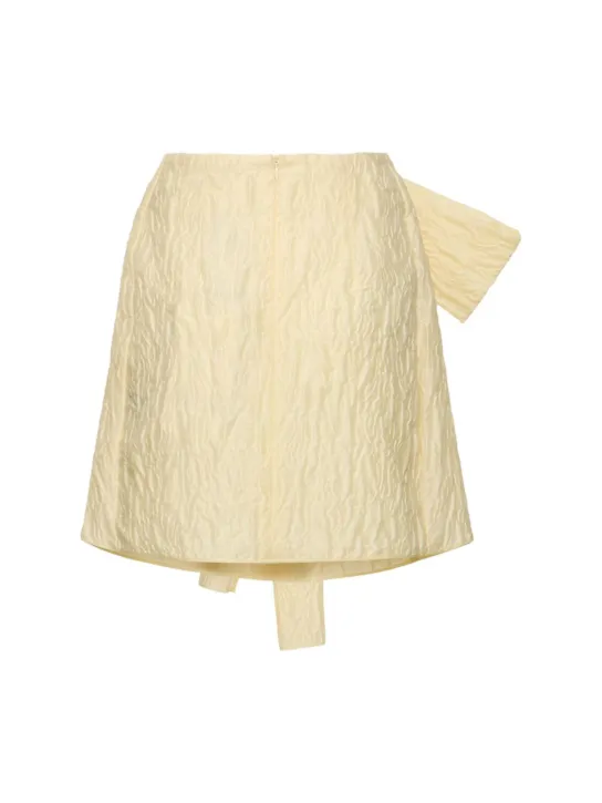 Cecilie Bahnsen   Gigi flurry matelassé mini skirt 