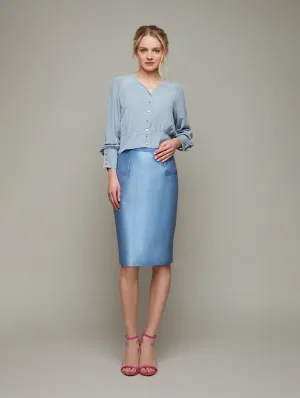 CLIVIA | Pique Pencil Skirt