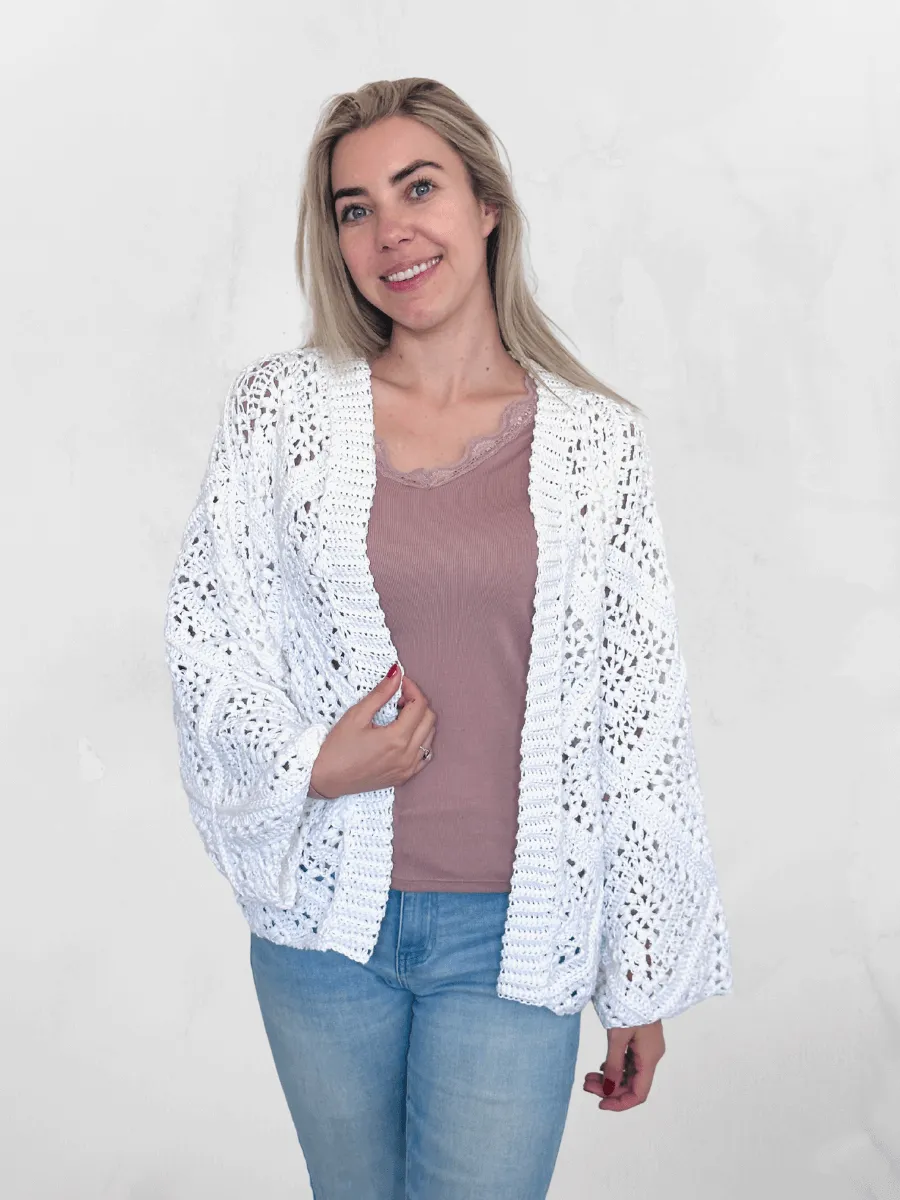 Crochet Kit - Tulip Square Boho Cardi