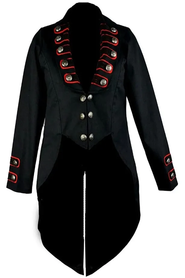 Dark Star Black/Red Tailcoat Jacket