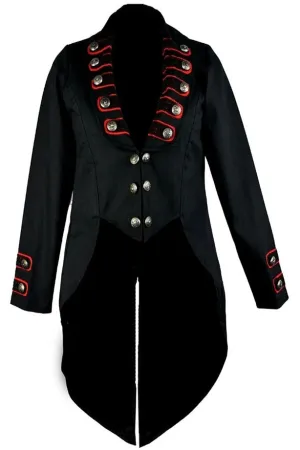 Dark Star Black/Red Tailcoat Jacket