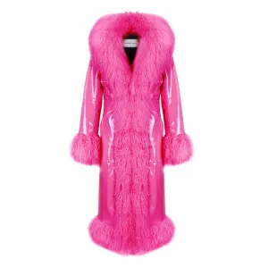 Dorothy Patent Leather Maxi Coat