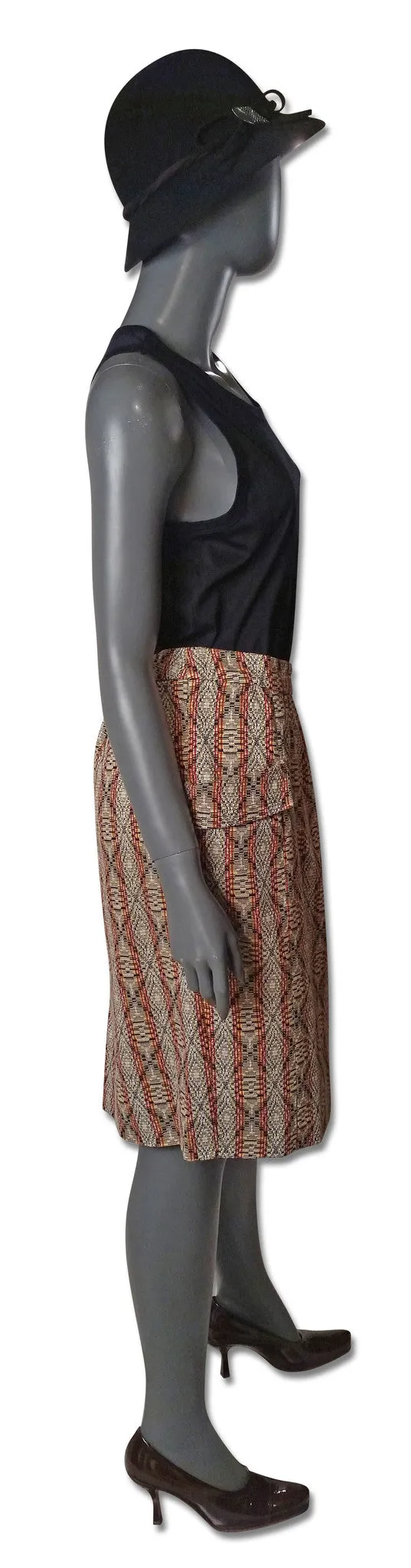 Dries van Noten Jacquard/Stripe Skirt