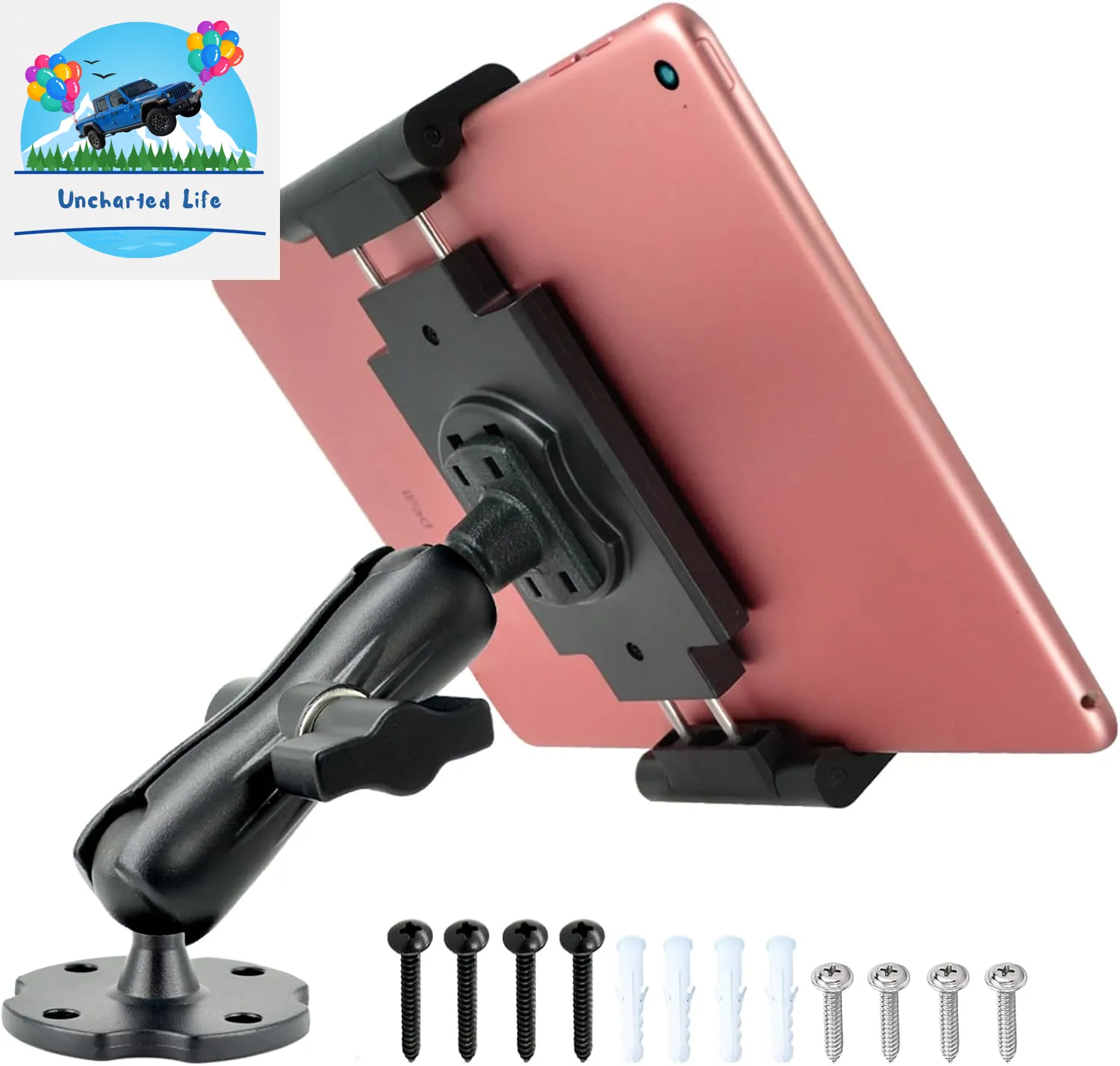 Durable Aluminum Tablet Mount for Enhanced Glamping
