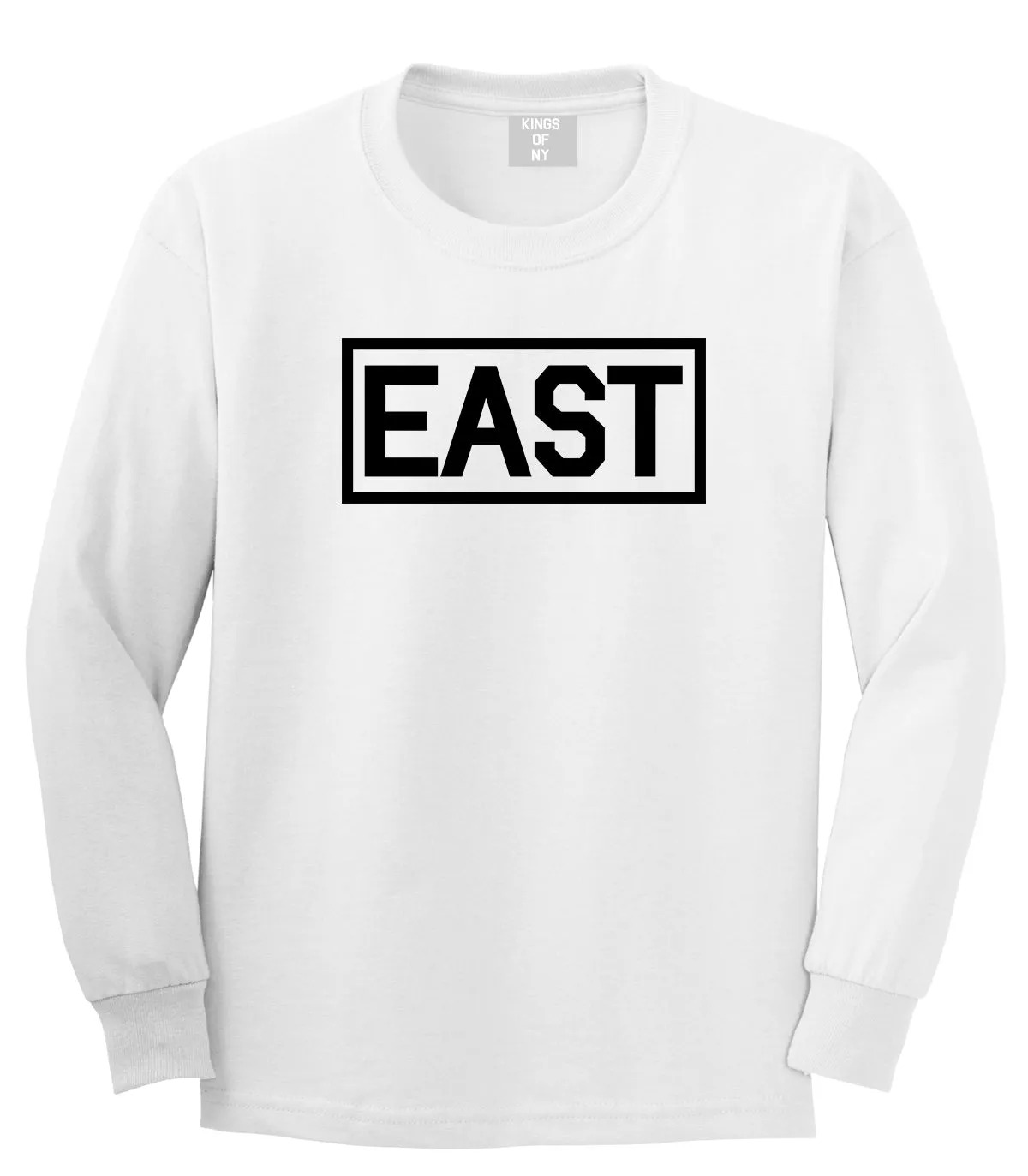 East Box Logo Mens Long Sleeve T-Shirt