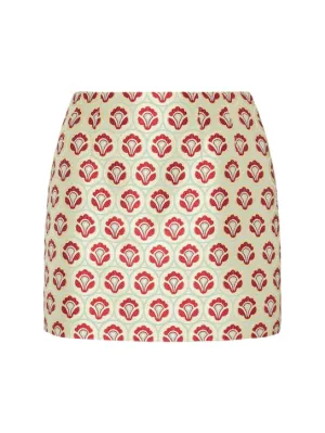 Etro   Jacquard mini skirt 