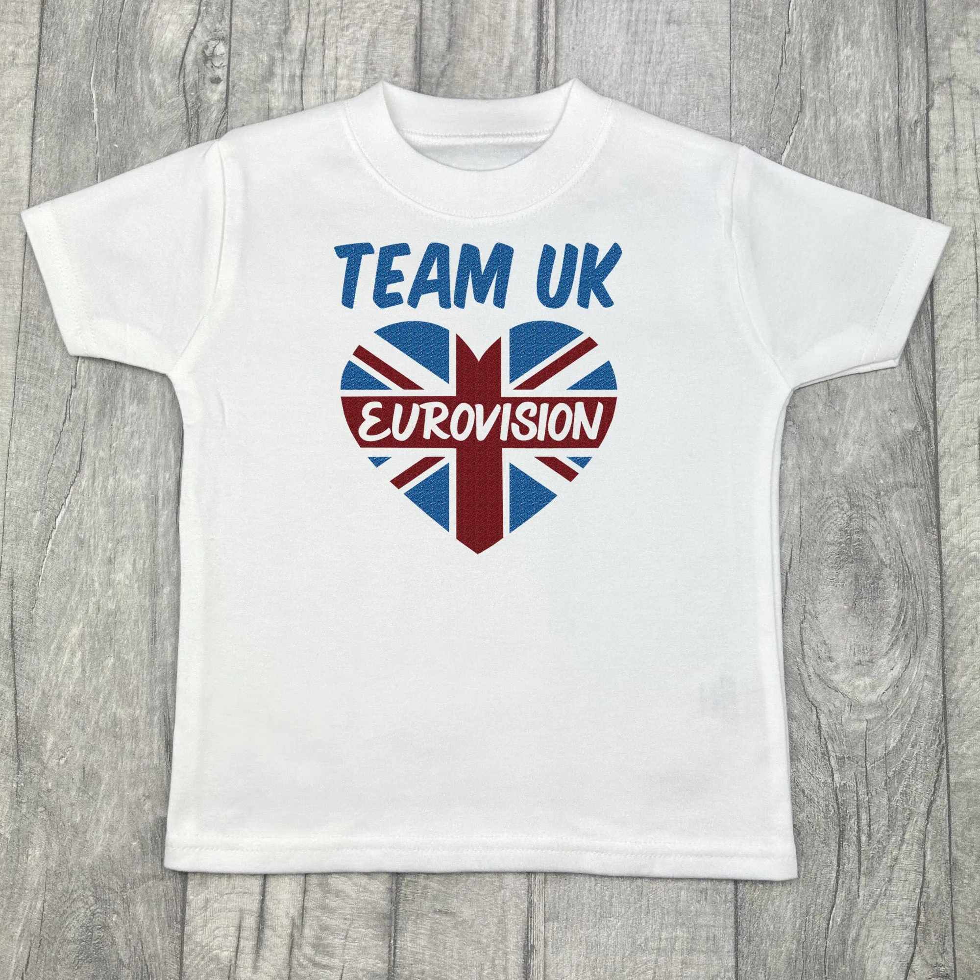 Eurovision Party T-Shirt, Team UK Girls and Boys Top