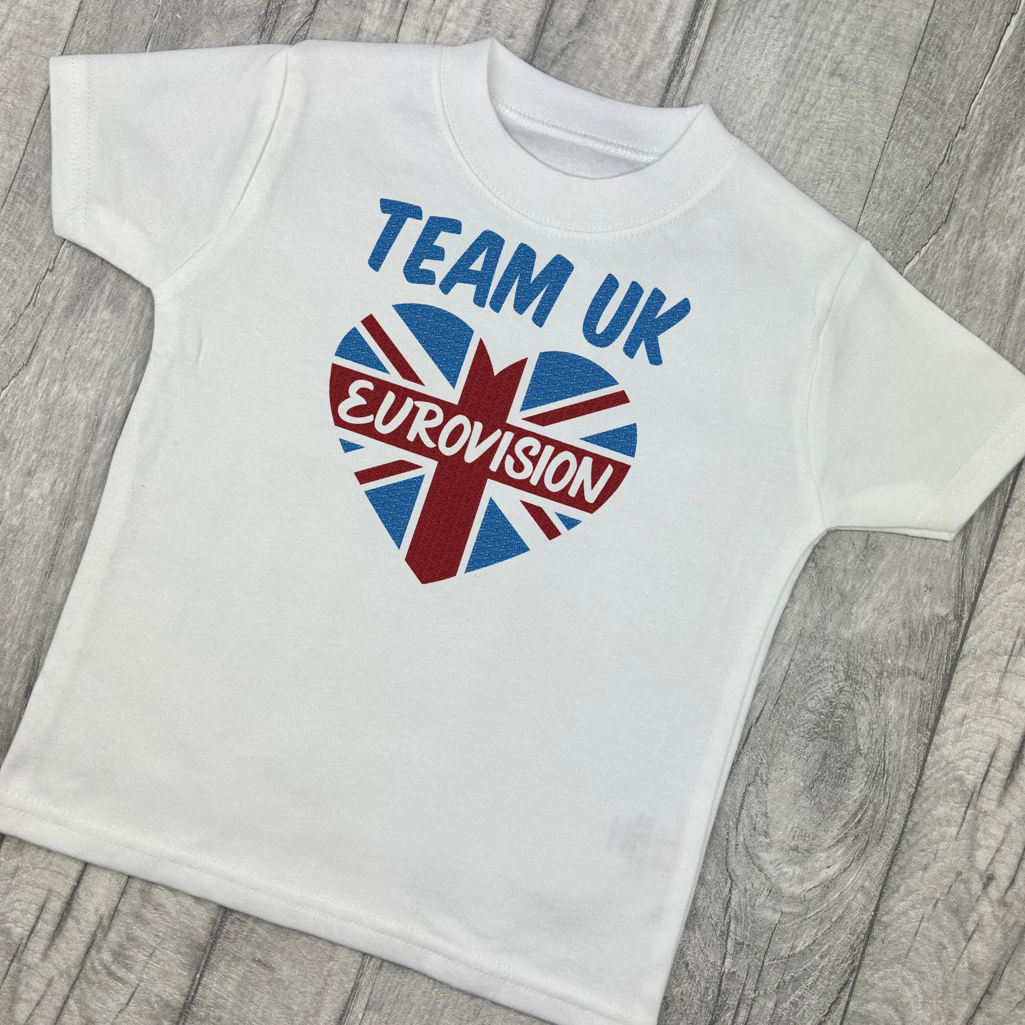 Eurovision Party T-Shirt, Team UK Girls and Boys Top