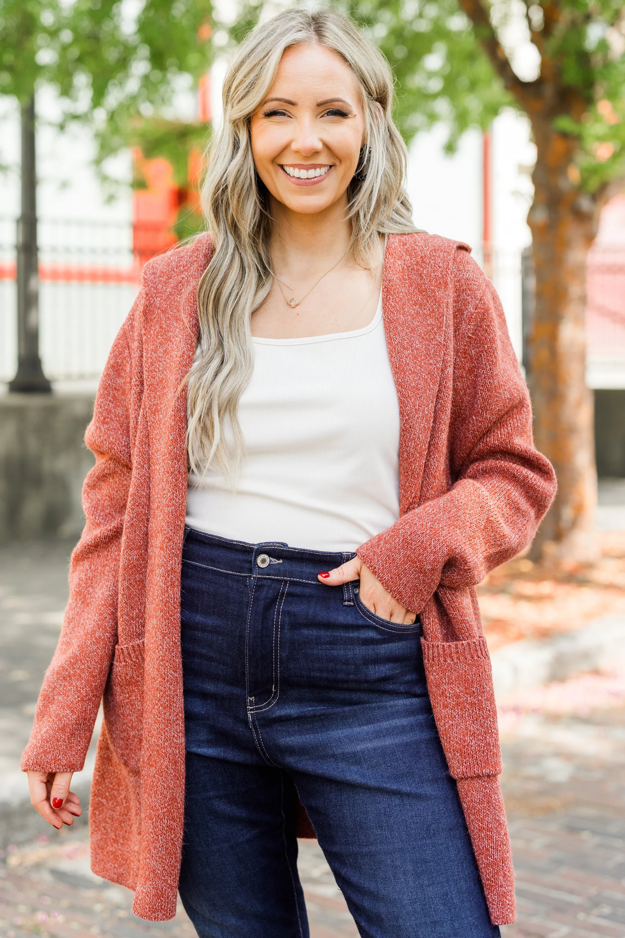 Fall Beyond Cardigan, Heather Rust