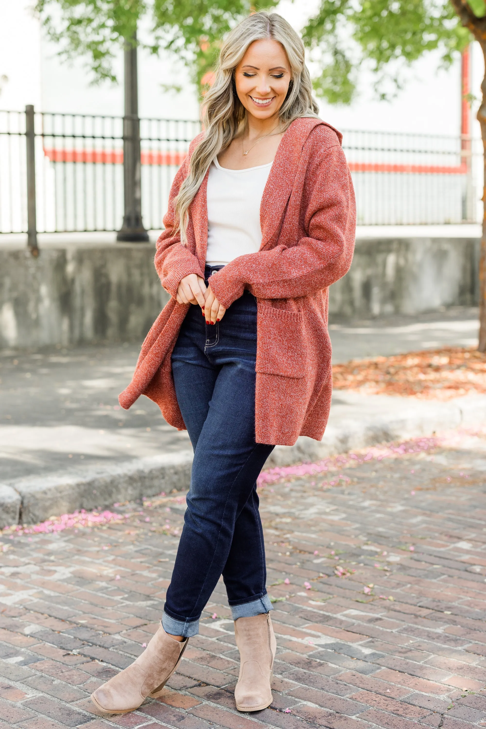 Fall Beyond Cardigan, Heather Rust