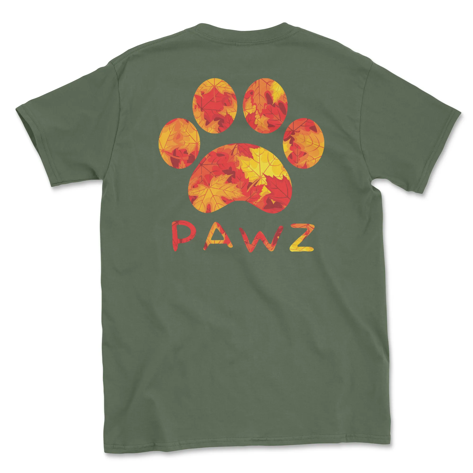 Fall Leaves (Adult Short Sleeve T-Shirt)
