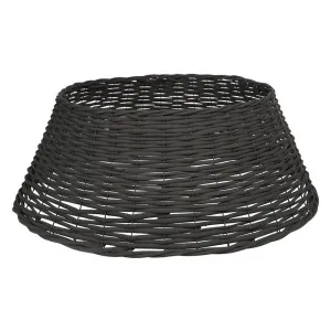 Festive Slate Grey Willow Tree Skirt - 50cm x 70cm