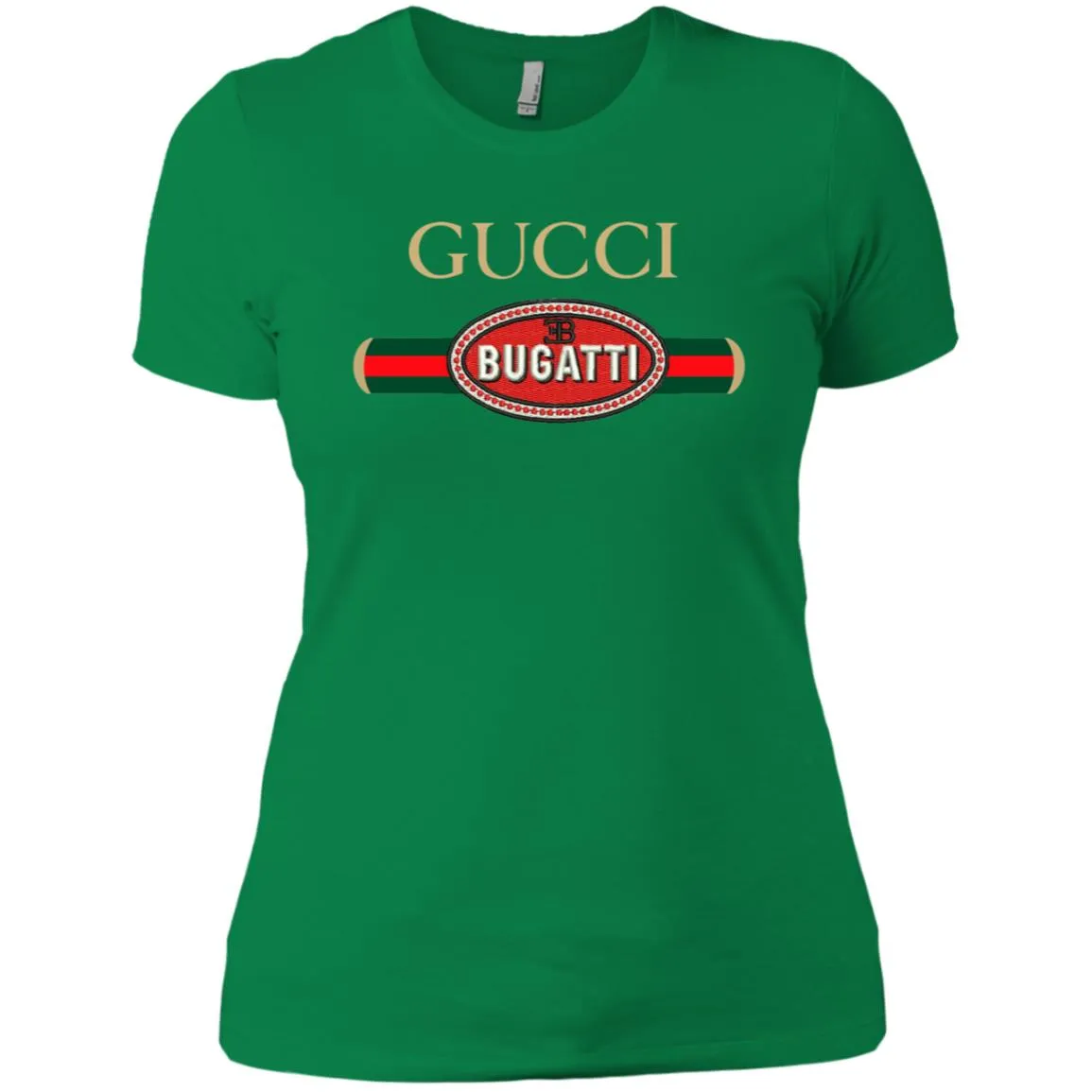 Gucci Bugatti Shirt Women Cotton T-Shirt