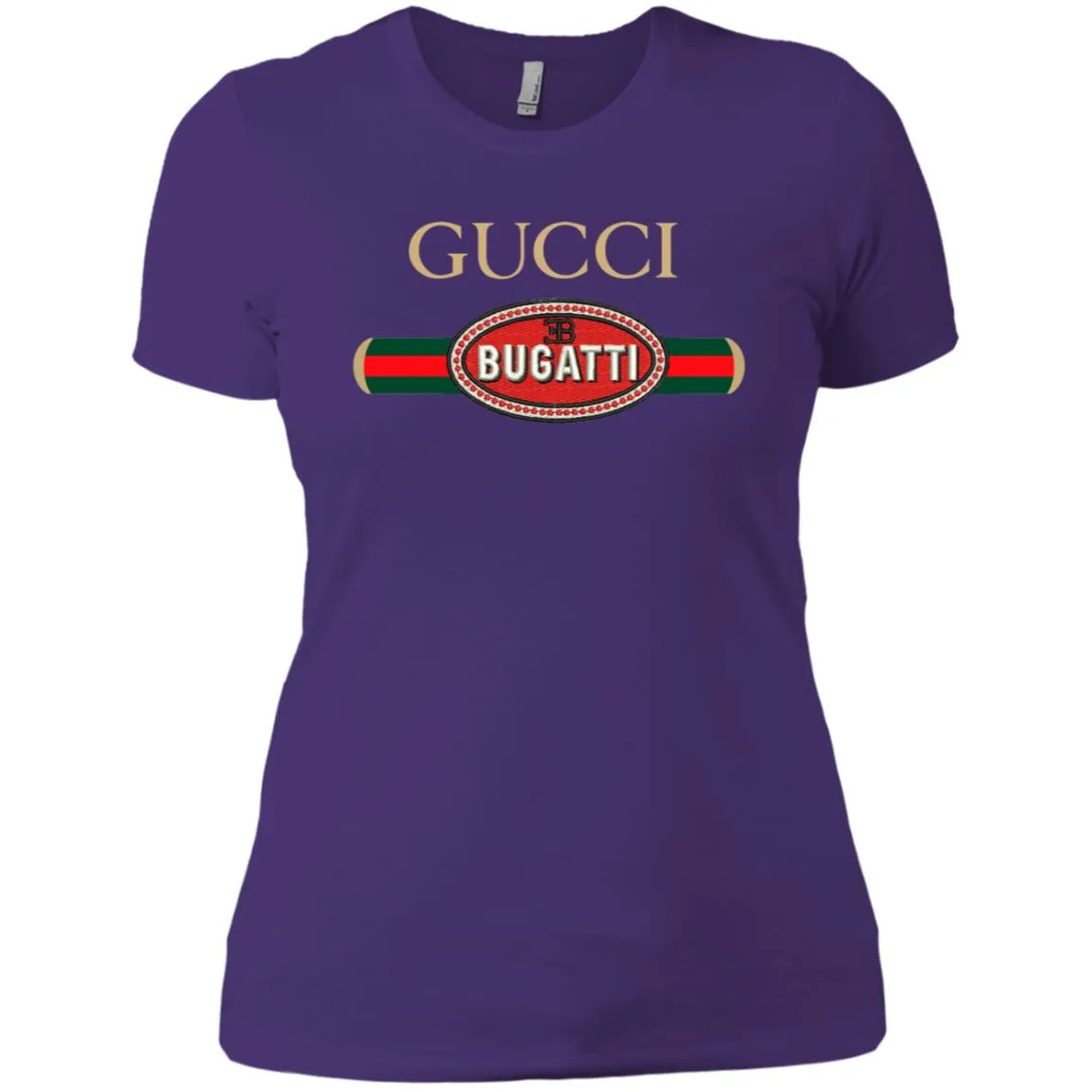 Gucci Bugatti Shirt Women Cotton T-Shirt