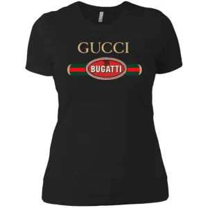 Gucci Bugatti Shirt Women Cotton T-Shirt