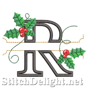HOE0037 Festive Holly Font R