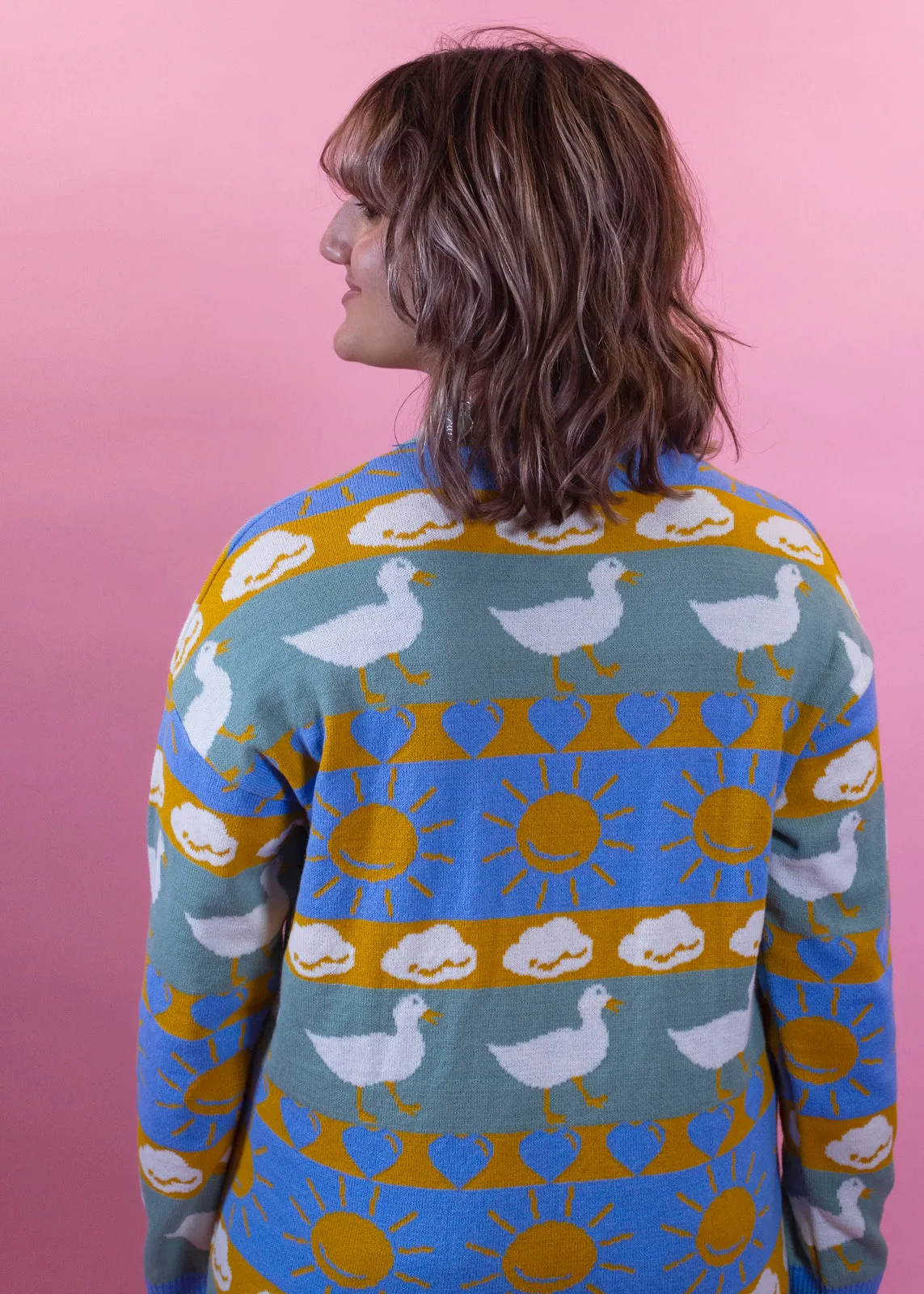 Home of Rainbows - Sunny Day Duck Knit Cardigan