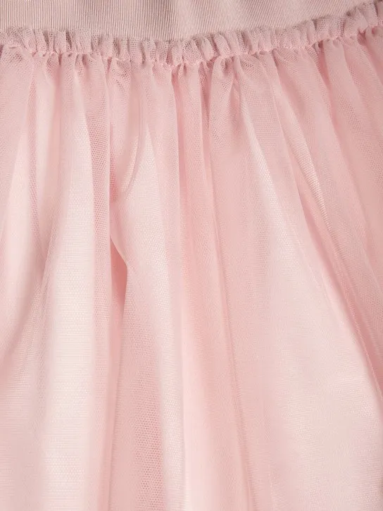 Il Gufo   Tulle &amp; jersey skirt 